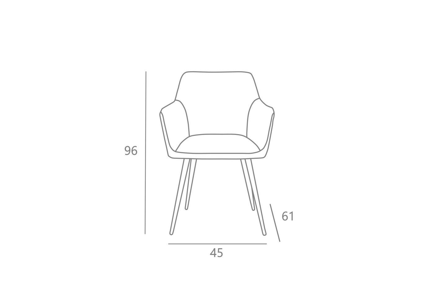 Carlos Grey Carver Dining Chair